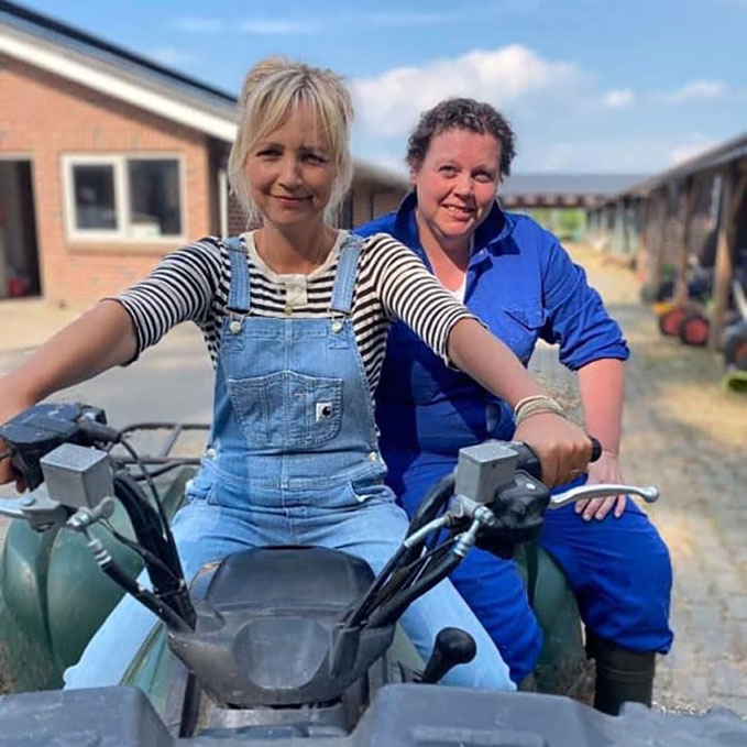 Yvon Jaspers en Suzanne Ruesink van Suzie's Farm